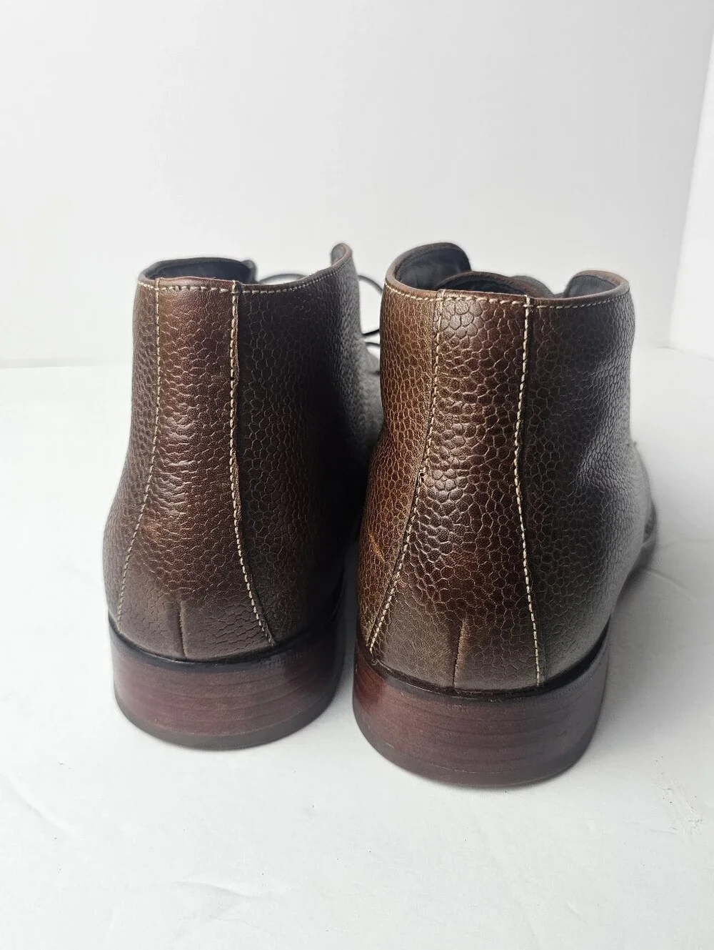 Cole Haan Air‎ Colton Chukka Boots Textured Grain Finish 8.5M Lace Up Style Prep